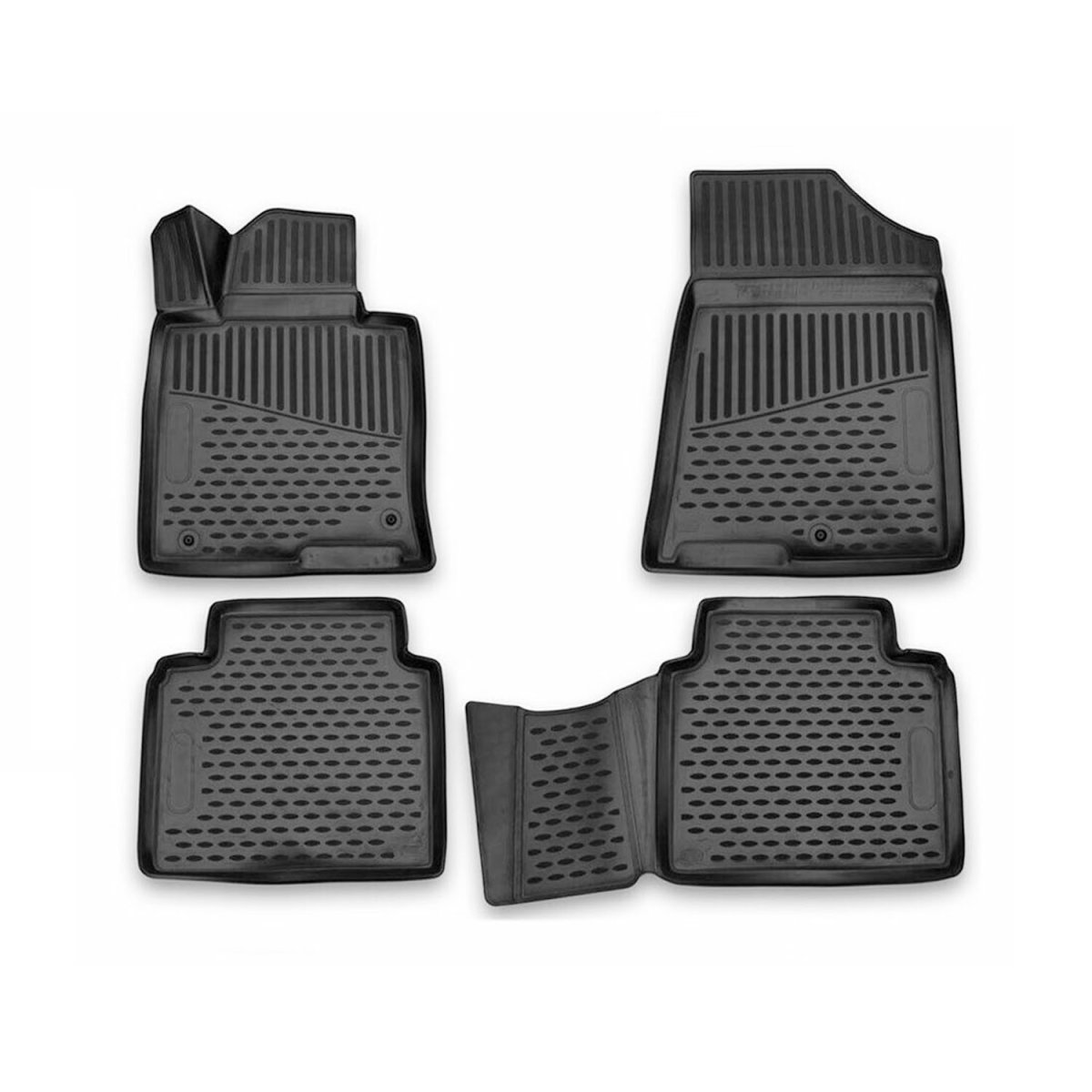 Kia Optima Floor Mats - Omac - Rubber TPE - Black - '14-'16